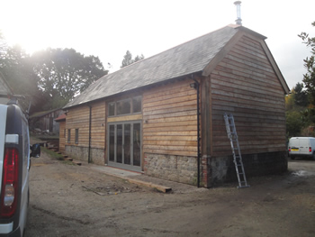 Demolition and rebuilding of listed barn-7